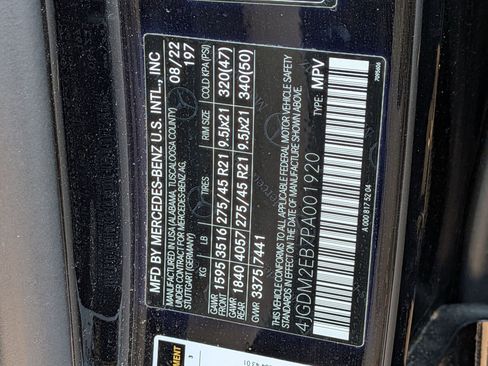 Certified 2023 Mercedes-Benz EQS 450+ 4MATIC SUV image 24