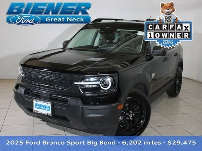 Used 2025 Ford Bronco Sport Big Bend w/ Black Appearance Package