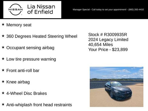 Used 2024 Subaru Legacy Limited AWD/4WD image 15