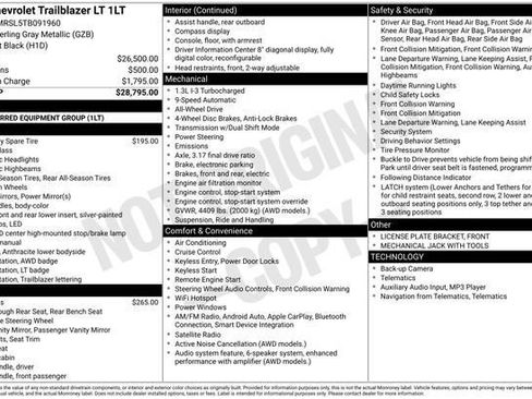 New 2026 Chevrolet TrailBlazer LT image 21