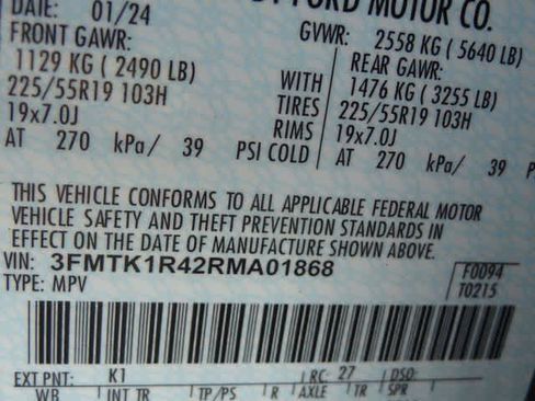 Certified 2024 Ford Mustang Mach-E Select w/ Comfort Package Lite RWD image 45