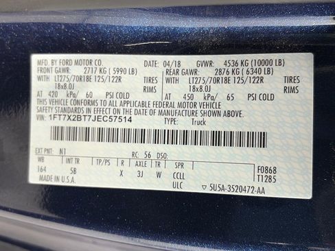 Used 2018 Ford F250 Lariat w/ Lariat Value Package image 8