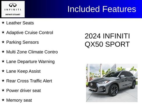 Certified 2024 INFINITI QX50 Sport FWD image 4