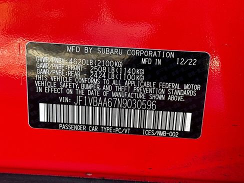 Used 2022 Subaru WRX image 53