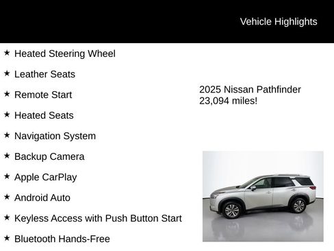 Used 2025 Nissan Pathfinder SL image 5