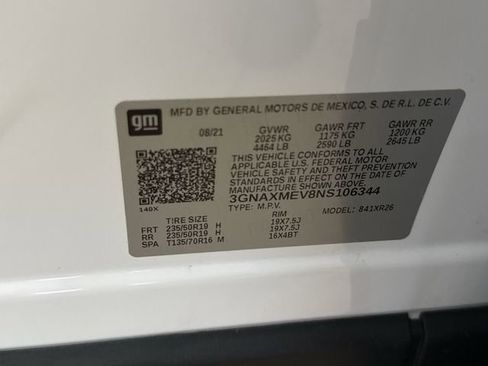 Used 2022 Chevrolet Equinox RS w/ RS Leather Package FWD image 32