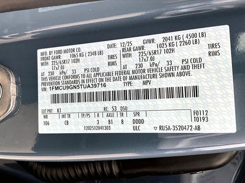 New 2026 Ford Escape Active w/ Cold Weather Package image 11