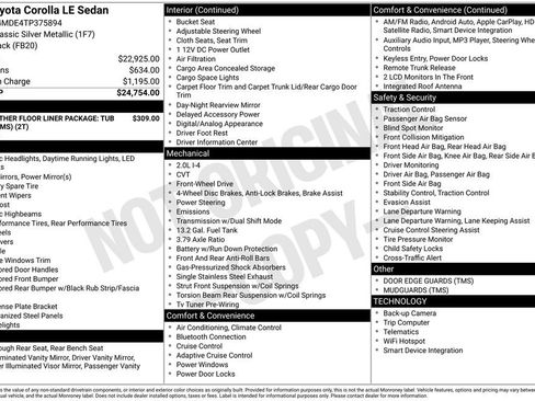 Used 2026 Toyota Corolla LE image 6