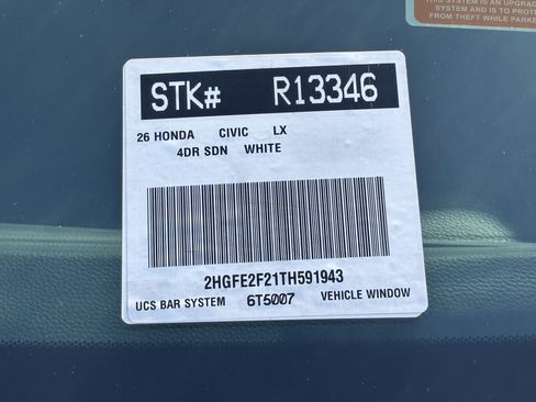 Used 2026 Honda Civic LX image 30