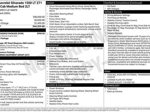 Used 2018 Chevrolet Silverado 1500 LT w/ LT Convenience Package image 27