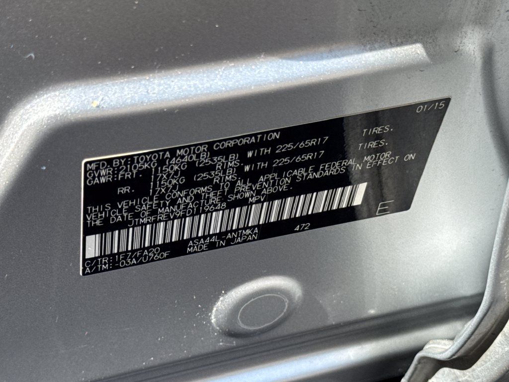 Used 2015 Toyota RAV4 XLE AWD/4WD image 45