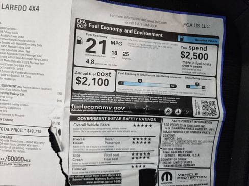 Used 2023 Jeep Grand Cherokee L Laredo w/ Trailer Tow Group (B) image 47