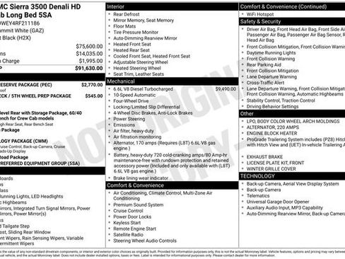 Used 2024 GMC Sierra 3500 Denali w/ Denali Reserve Package AWD/4WD image 33