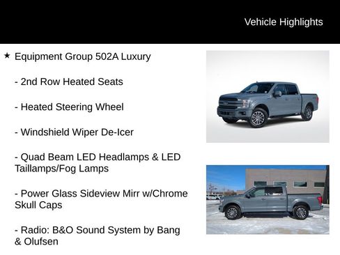 Used 2019 Ford F150 Lariat w/ Equipment Group 502A Luxury image 11