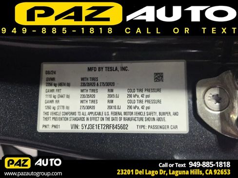 Used 2024 Tesla Model 3 Performance image 17