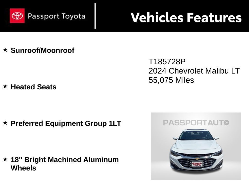Used 2024 Chevrolet Malibu LT FWD image 10