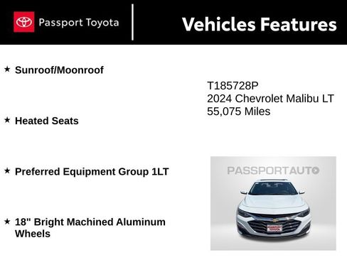 Used 2024 Chevrolet Malibu LT FWD image 10