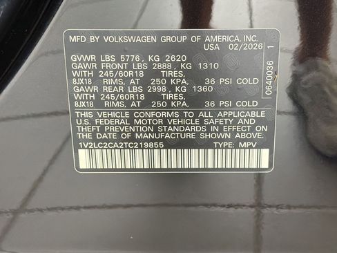 New 2026 Volkswagen Atlas Cross Sport SE image 17