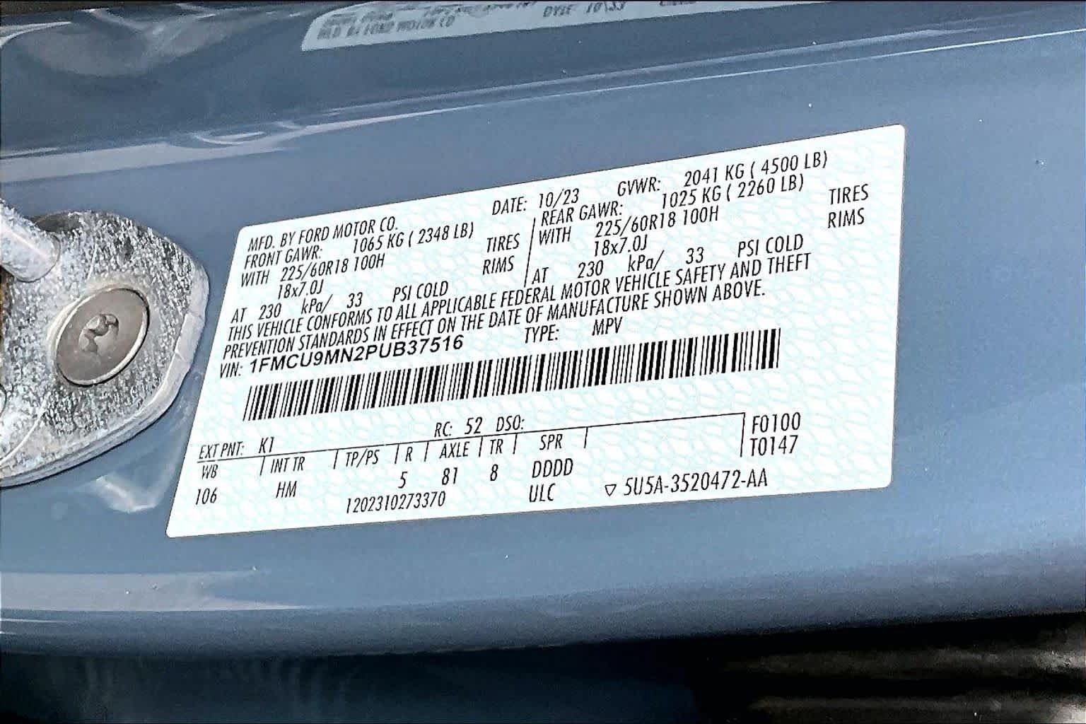 Used 2023 Ford Escape ST-Line w/ Tech Pack #1 AWD/4WD image 34