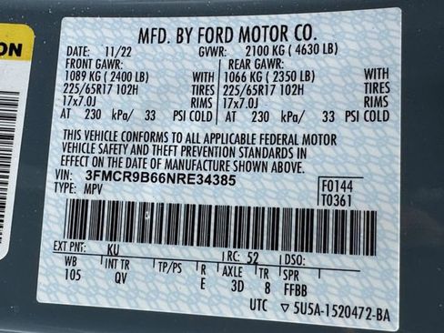 Used 2022 Ford Bronco Sport Big Bend w/ Convenience Package AWD/4WD image 31