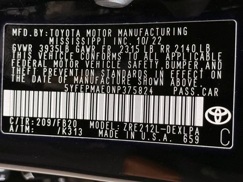 Used 2022 Toyota Corolla LE FWD image 38