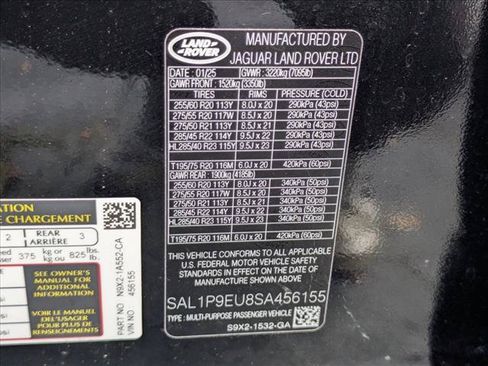 Used 2025 Land Rover Range Rover Sport SE AWD/4WD image 15