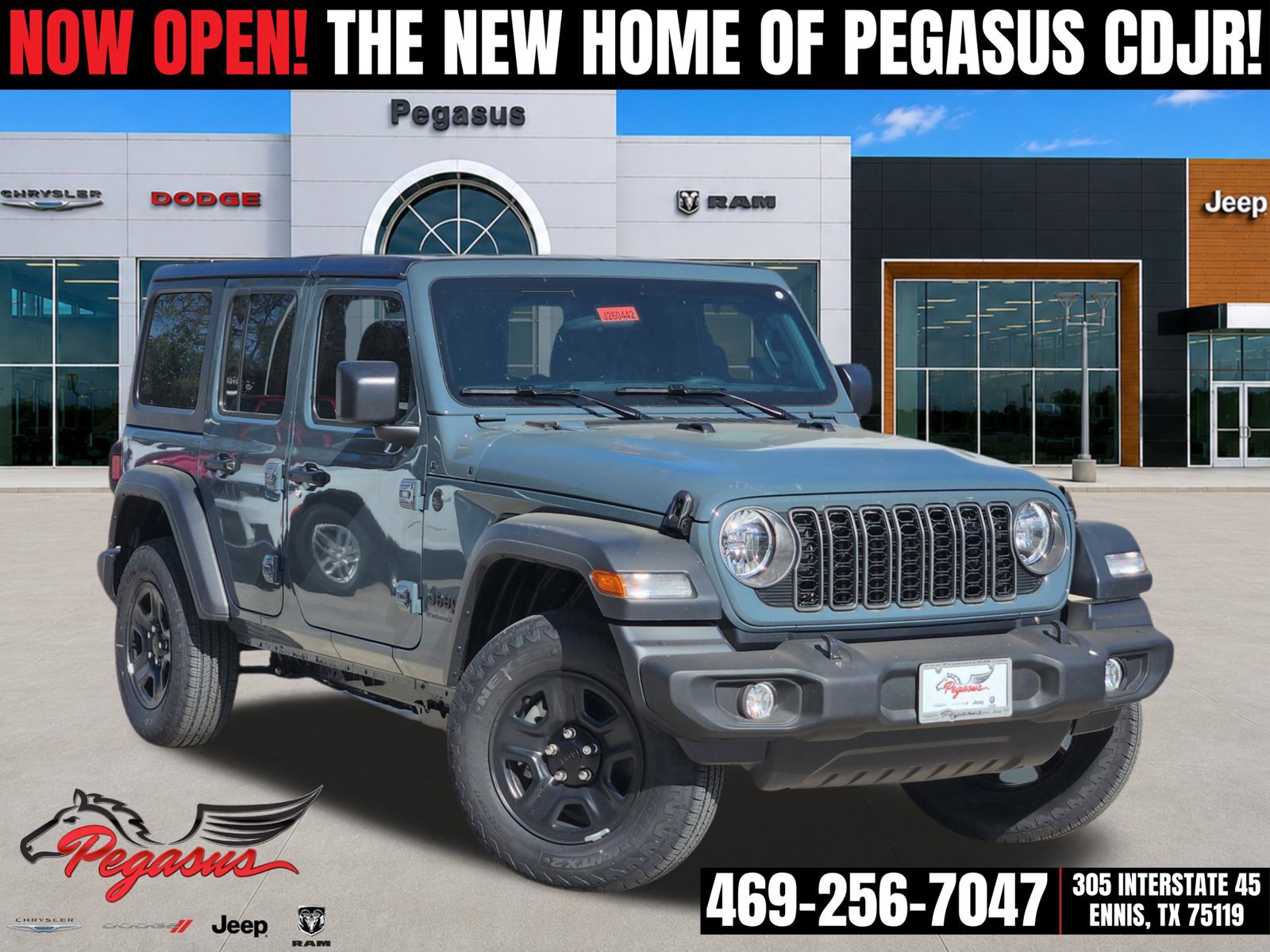 New 2026 Jeep Wrangler Unlimited Sport AWD/4WD 360° Tour