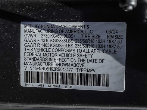 Used 2024 Honda Odyssey EX-L image 29