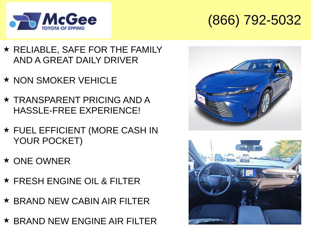 Certified 2025 Toyota Camry LE FWD image 4