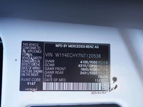 Used 2022 Mercedes-Benz Sprinter 2500 image 18