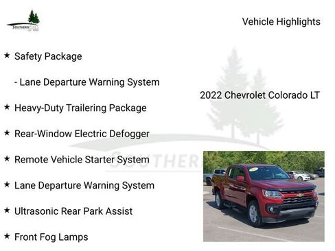 Used 2022 Chevrolet Colorado LT w/ Safety Package RWD image 23