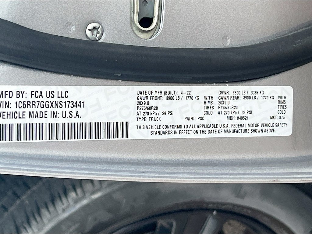 Used 2022 RAM 1500 Warlock w/ Electronics Group AWD/4WD image 29