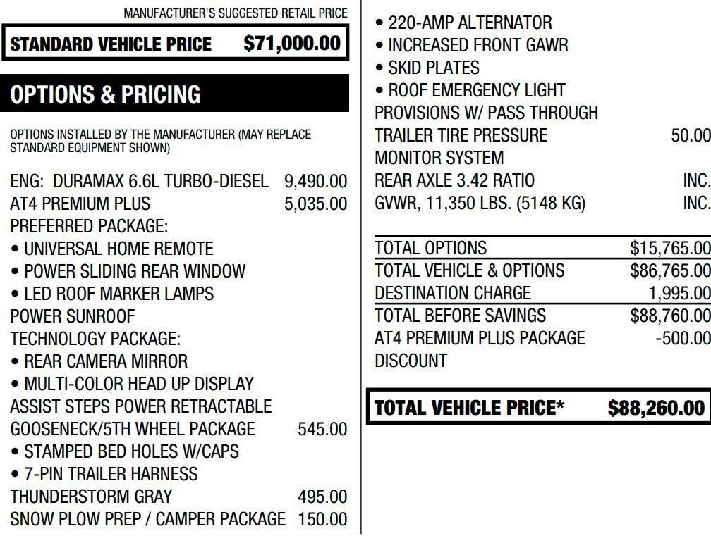 Certified 2025 GMC Sierra 2500 AT4 w/ AT4 Premium Plus Package AWD/4WD image 2
