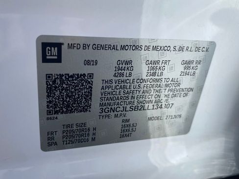 Used 2020 Chevrolet Trax LT w/ LT Convenience Package FWD image 20