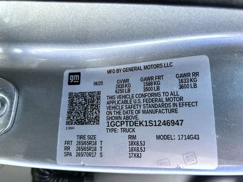 Certified 2025 Chevrolet Colorado Z71 w/ Z71 Convenience Package 2 AWD/4WD image 26