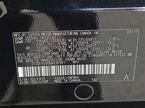 Used 2011 Toyota RAV4 Limited image 35