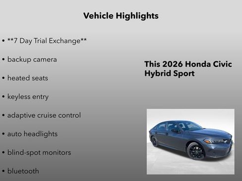 New 2026 Honda Civic Sport image 5