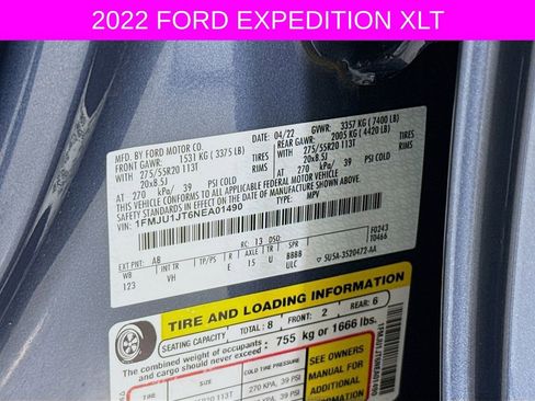 Used 2022 Ford Expedition XLT AWD/4WD image 37