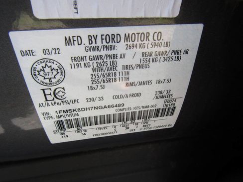 Used 2022 Ford Explorer XLT AWD/4WD image 22