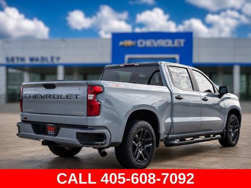 Used 2025 Chevrolet Silverado 1500 Custom w/ Turbomax Blackout Package AWD/4WD image 64
