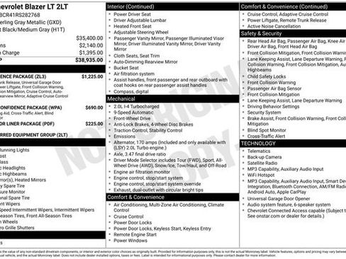 Certified 2024 Chevrolet Blazer LT w/ Convenience Package FWD image 2