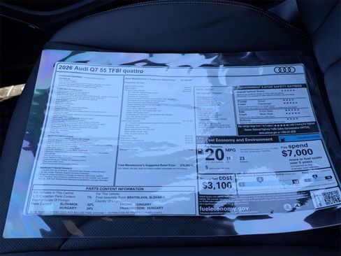 New 2026 Audi Q7 3.0T Premium Plus image 18