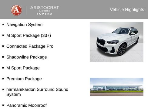 Used 2023 BMW X3 xDrive30i w/ M Sport Package AWD/4WD image 4