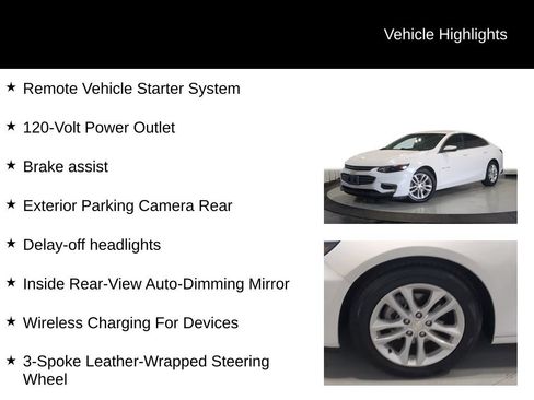 Used 2017 Chevrolet Malibu LT w/ Leather Package FWD image 25