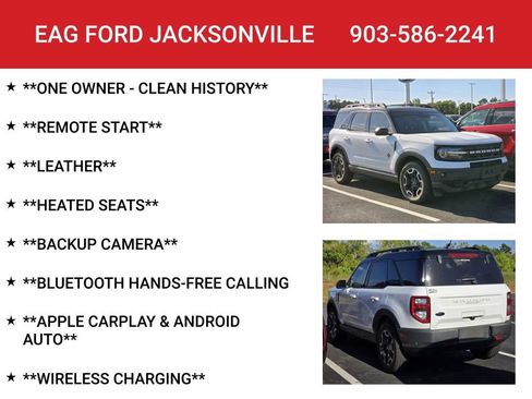 Used 2022 Ford Bronco Sport Outer Banks w/ Tech Package AWD/4WD image 4