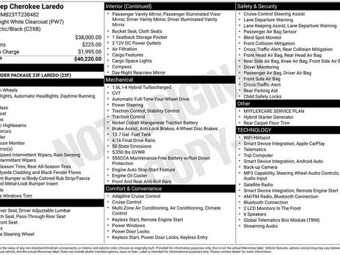 New 2026 Jeep Cherokee Laredo AWD/4WD image 2