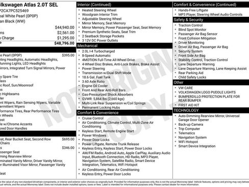 Certified 2023 Volkswagen Atlas SEL image 44