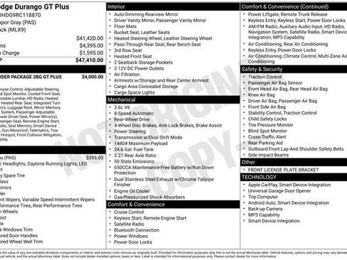 Used 2024 Dodge Durango GT RWD image 17