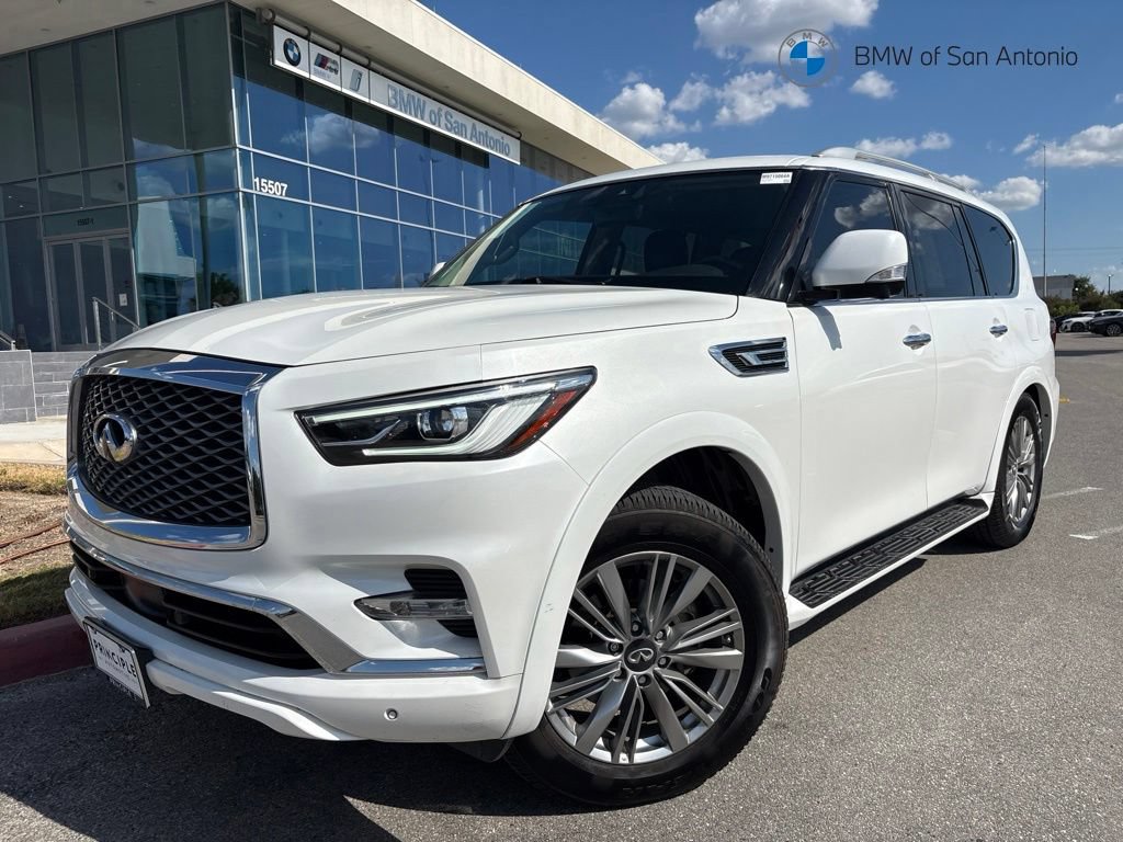 Used 2021 INFINITI QX80 Luxe w/ All-Season Package RWD image 1