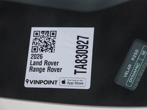 New 2026 Land Rover Range Rover Velar Dynamic SE image 26